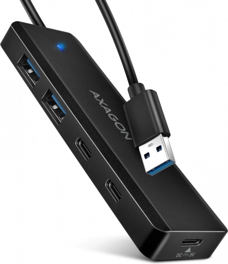 Axagon Travel hub USB compact 4 ports 5 Gb/s (2× USB-A, 2× USB-C)