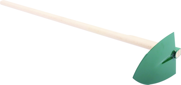 Binette cœur avec manche en bois 120 cm, largeur 140 mm