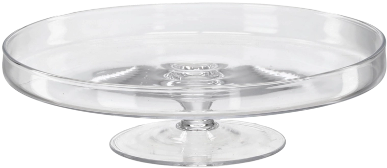 Plateau en verre avec rebord 29,5 cm