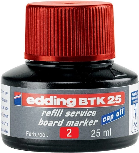 Encre Edding BTK 25 rouge pour marqueurs pour tableau