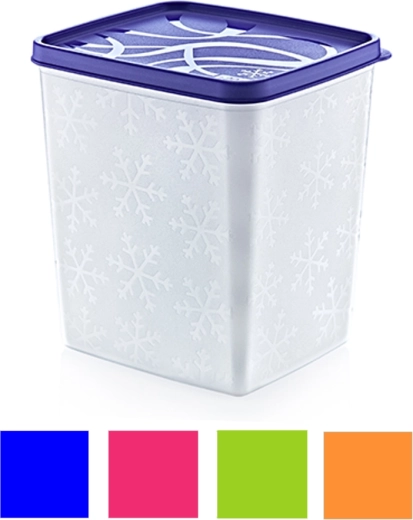 Récipient rectangulaire No‑Frost 1,85 l pour congélateur et réfrigérateur