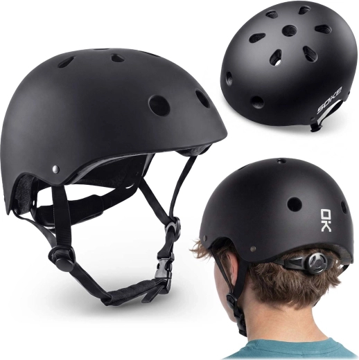 Casque de protection sportif Soke K1 noir, taille S