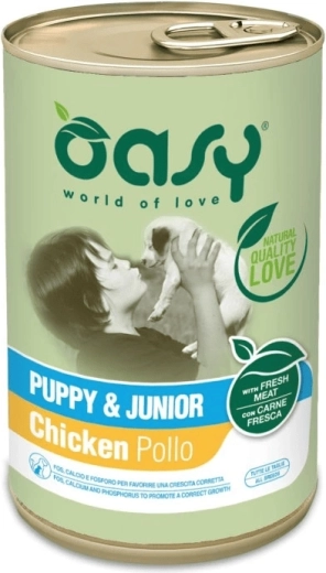 Oasy pâtée pour chiots poulet 400 g