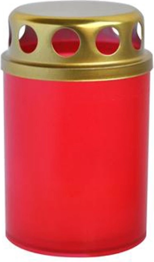 Bougie de cimetière avec couvercle 7 cm