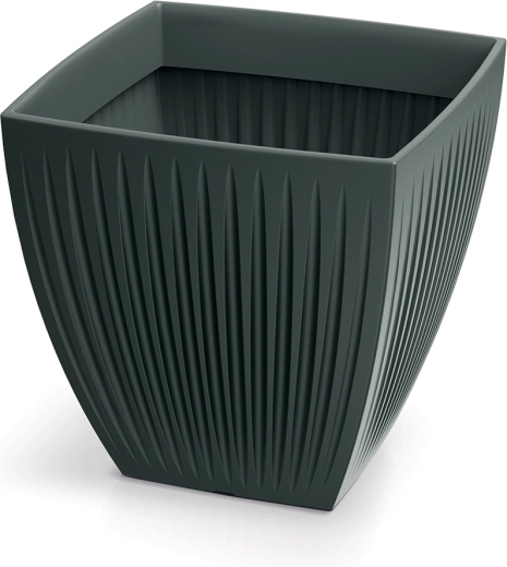 Pot de fleurs Latia Square 40 × 40 × 40 cm anthracite