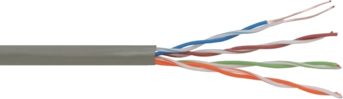 Câble réseau UTP Cat.5e CCA 305 m gris