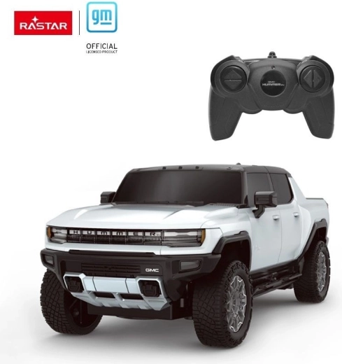 Voiture télécommandée Rastar Hummer EV 1:26 – Blanche