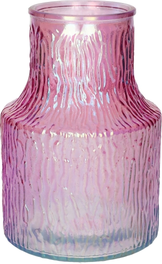 Vase Polina rose nacré 19,8 cm