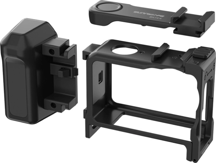 Sunnylife 2-en-1 : cadre de protection et poignée pour Osmo Action 6