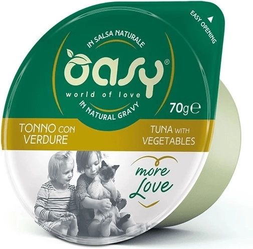 Oasy More Love thon avec légumes, gobelet 70 g