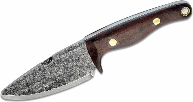 Couteau d’extérieur Condor Kimen 8,1 cm avec manche en noyer et étui en cuir