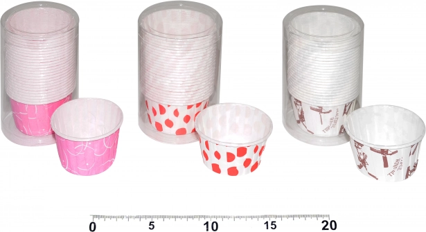 Caissettes à cupcakes colorées