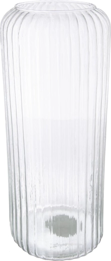 Vase en verre recyclé 15 × 15 × 37 cm