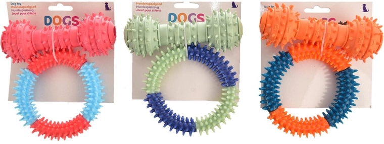 Jouet en caoutchouc pour chien – 3 variantes