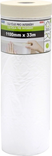 Ruban de masquage avec film 110 × 33 m pour intérieurs