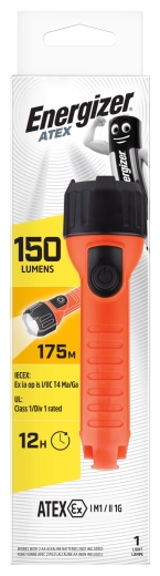 Energizer lampe de poche manuelle ATEX pour 2× AA