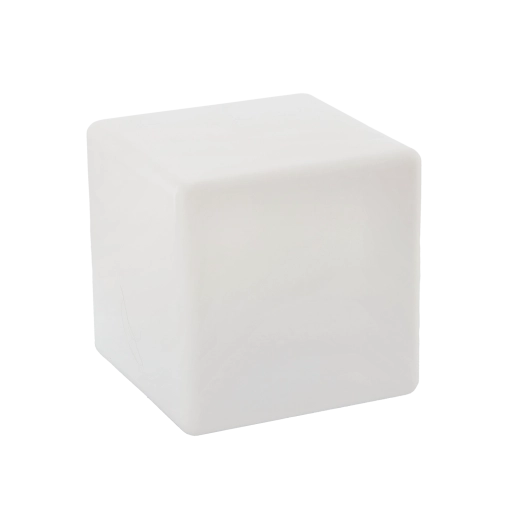 Cube LED solaire 40 × 40 × 41 cm avec éclairage multicolore et télécommande