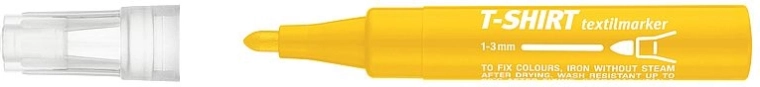 Marqueur textile ICO jaune