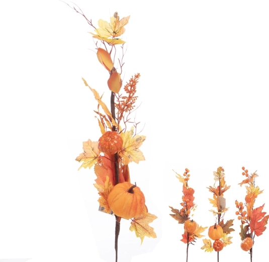 Branche décorative d’automne en plastique 70 cm (4 variantes)