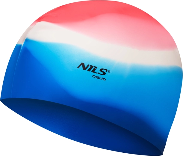Bonnet de bain en silicone NILS Aqua multicolore