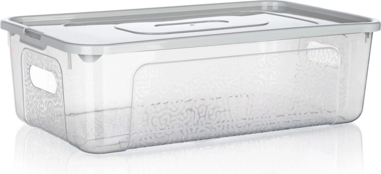 Boîte de rangement en plastique avec couvercle MULTIBOX 5 l