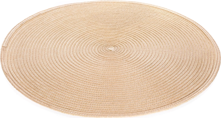Set de table rond Tondo 38 cm crème