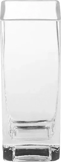 Vase carré 10 × 10 × 30 cm