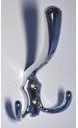Porte-manteau Romana I chrome 77 × 130 mm