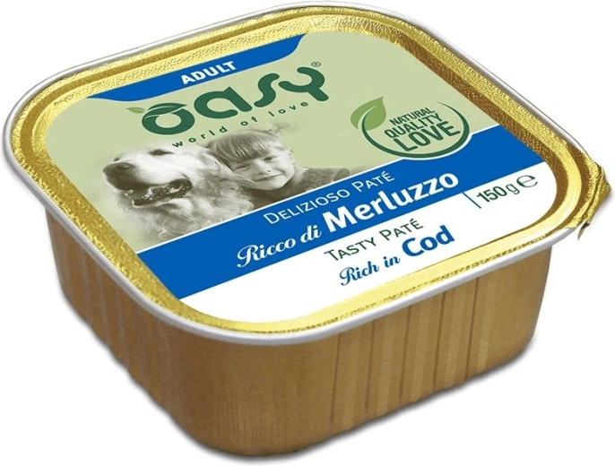 Oasy Tasty Pate Adult pâté à la morue 150 g