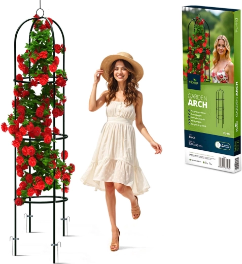 Pergola obélisque de jardin 200 cm PLONOS