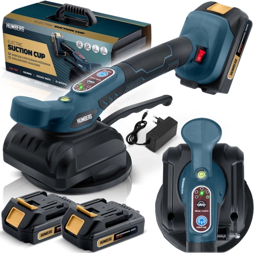 Ventouse vibrante électrique sous vide pour carrelage HUMBERG 100 kg