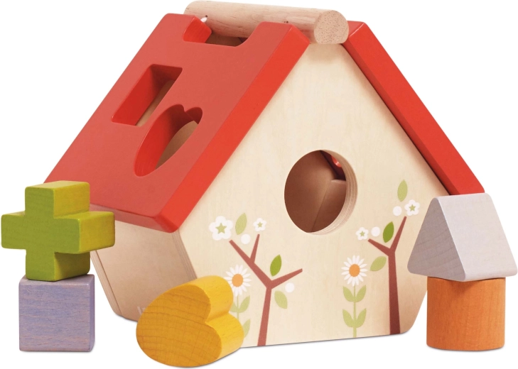 Le Toy Van maison d’oiseaux en bois – encastrement de formes