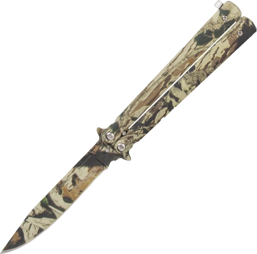 Magnum Balisong Camo couteau papillon 10,5 cm, camouflage, acier