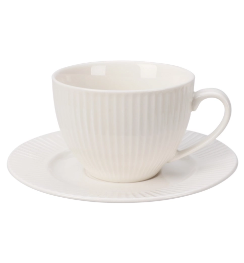 Tasse en porcelaine avec soucoupe 240 ml en New Bone China