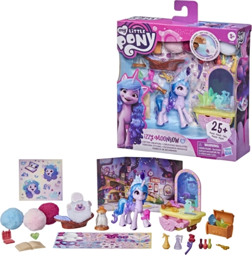Hasbro My Little Pony Scènes scintillantes – set de jeu poney avec accessoires