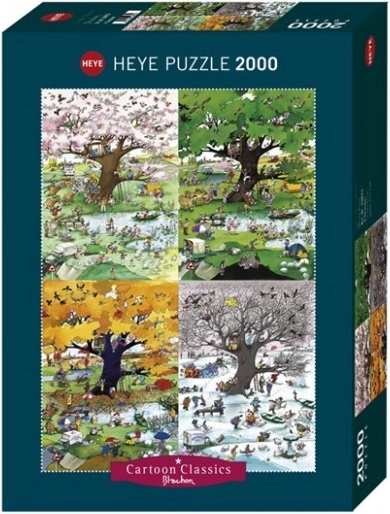 Puzzle 2000 pièces HEYE – Quatre saisons