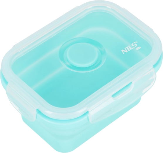 Boîte à goûter pliable Nils Camp 355 ml menthe mate