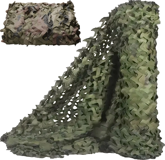 Filet de camouflage pour jardin 3 × 6 m motif moro – écran camouflant résistant