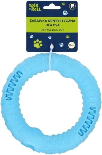 Jouet dentaire bleu pour chien