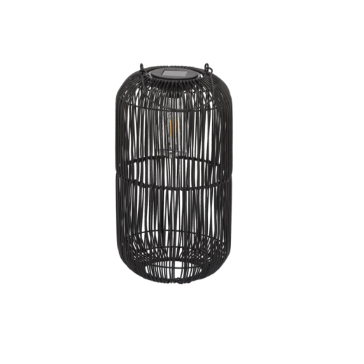 lanterne solaire noire 39 cm