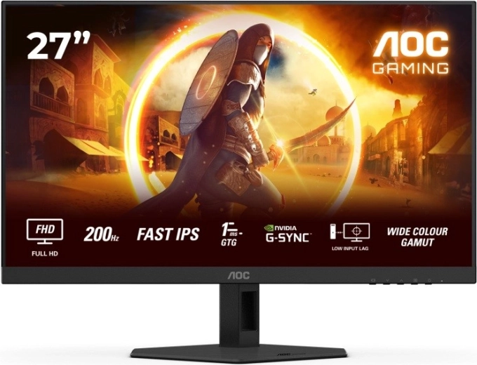 AOC 27G4HRE Moniteur gaming 27" Fast IPS 200 Hz avec haut-parleurs
