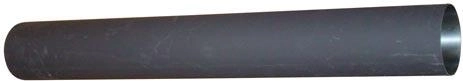 Tube de fumée 120 mm, longueur 750 mm, acier 1,5 mm, noir
