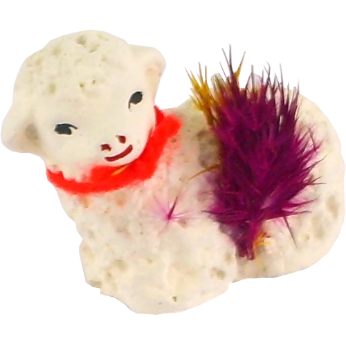 Agneau de Pâques couché 4,5 × 2,5 × 4 cm