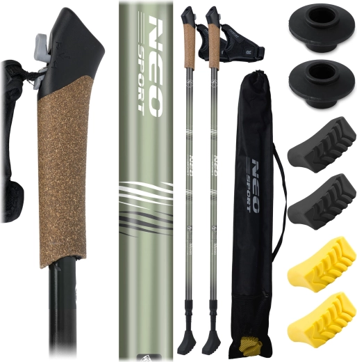 Bâtons de trekking NEO SPORT NS-383 Nordic Walking 85–143 cm