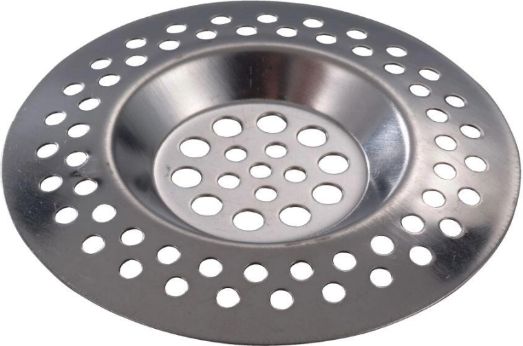 Passoire en acier inoxydable pour évier et lavabo 7,5 cm – lot de 2