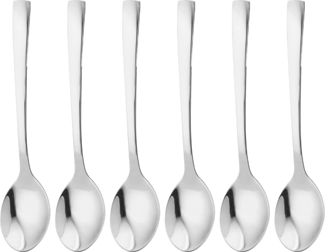 Future ensemble de 6 cuillères à café dans une boîte cadeau