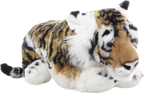 Tigre en peluche marron 70 cm