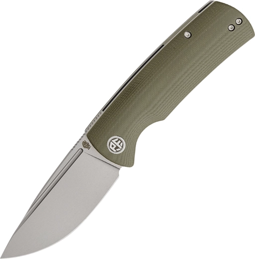 Couteau pliant Petrified Fish Beluga, G10 vert, K110 Drop Point