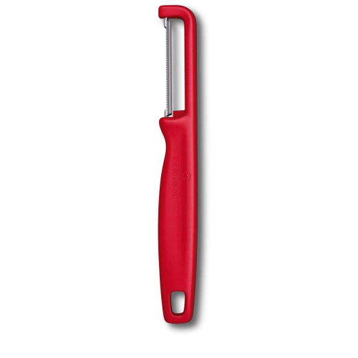 Éplucheur VICTORINOX Iota à lame dentelée, rouge