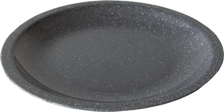 Assiette plate 23 cm en plastique STONE granit